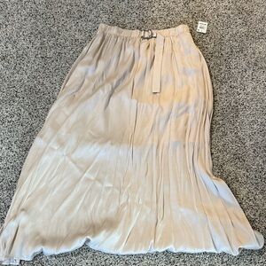 Bar III Elegant Cream Maxi Skirt